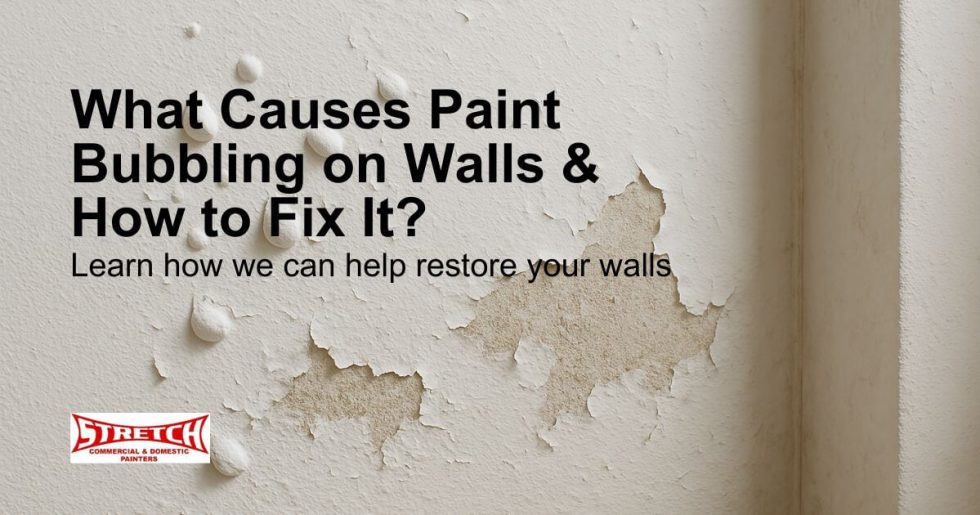 What Causes Paint Bubbling on Walls & How to Fix It? Stretch Paints