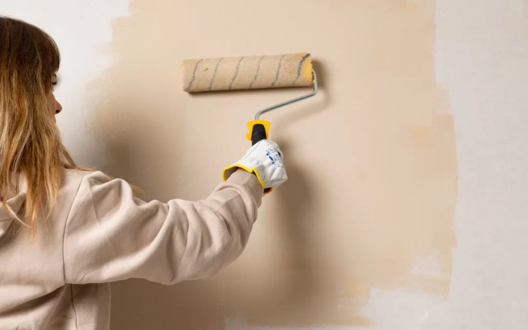 Clean, patched wall ready for a fresh coat of paint