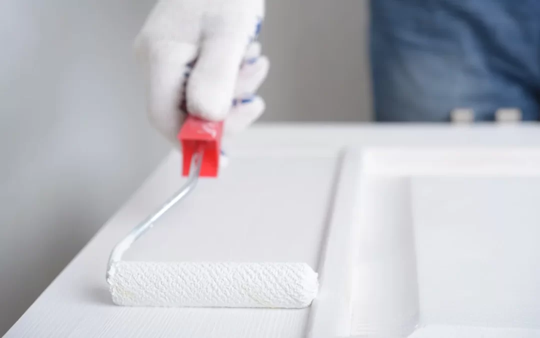 How to Paint a Painted Door
